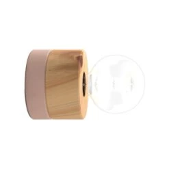 ALMUT 0239 Wandleuchte, Vegan, Zirbe/zartrosa