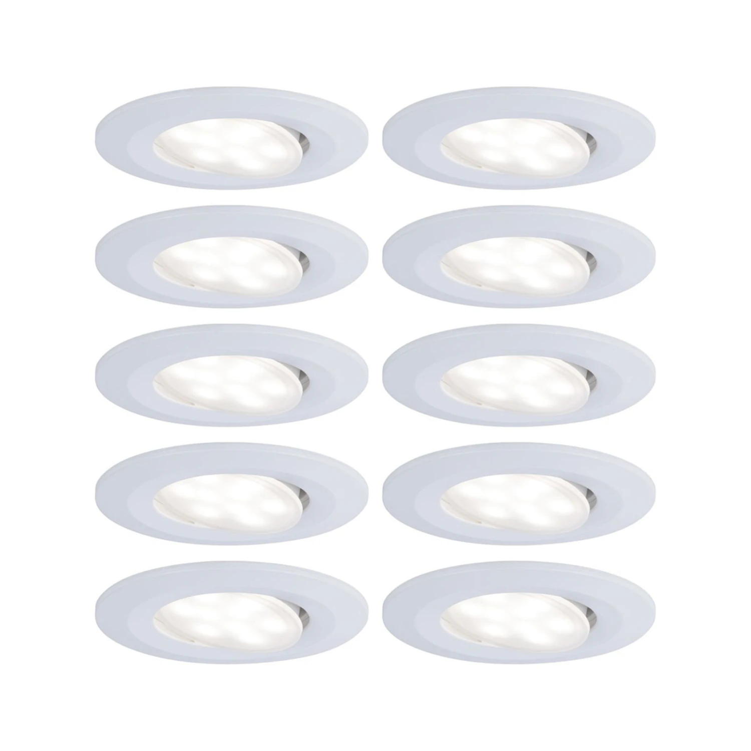 Paulmann Calla Schwenkbar On/off 9cm 840 10er Weiß 3 Paulmann Calla Schwenkbar On/off 9cm 840 10er Weiß