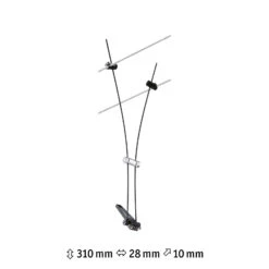 Paulmann Comet Einzelspot Für Seilsystem, Schwarz -Innenleuchten Store 7602737 3