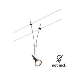 Paulmann Comet Einzelspot Für Seilsystem, Schwarz -Innenleuchten Store 7602737 6