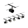 Paulmann Cup Seilsystem Basisset 5fl. Schwarz Matt -Innenleuchten Store 7602840