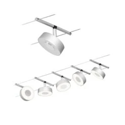 Paulmann Circle LED-Seilsystem 5fl. Chrom Matt