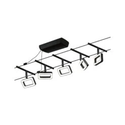 Paulmann Frame LED-Seilsystem 5fl. Schwarz Matt -Innenleuchten Store 7602846 7