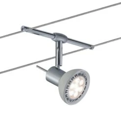 Paulmann Sheela Seilsystem 5fl. Chrom Matt -Innenleuchten Store 7602919 5