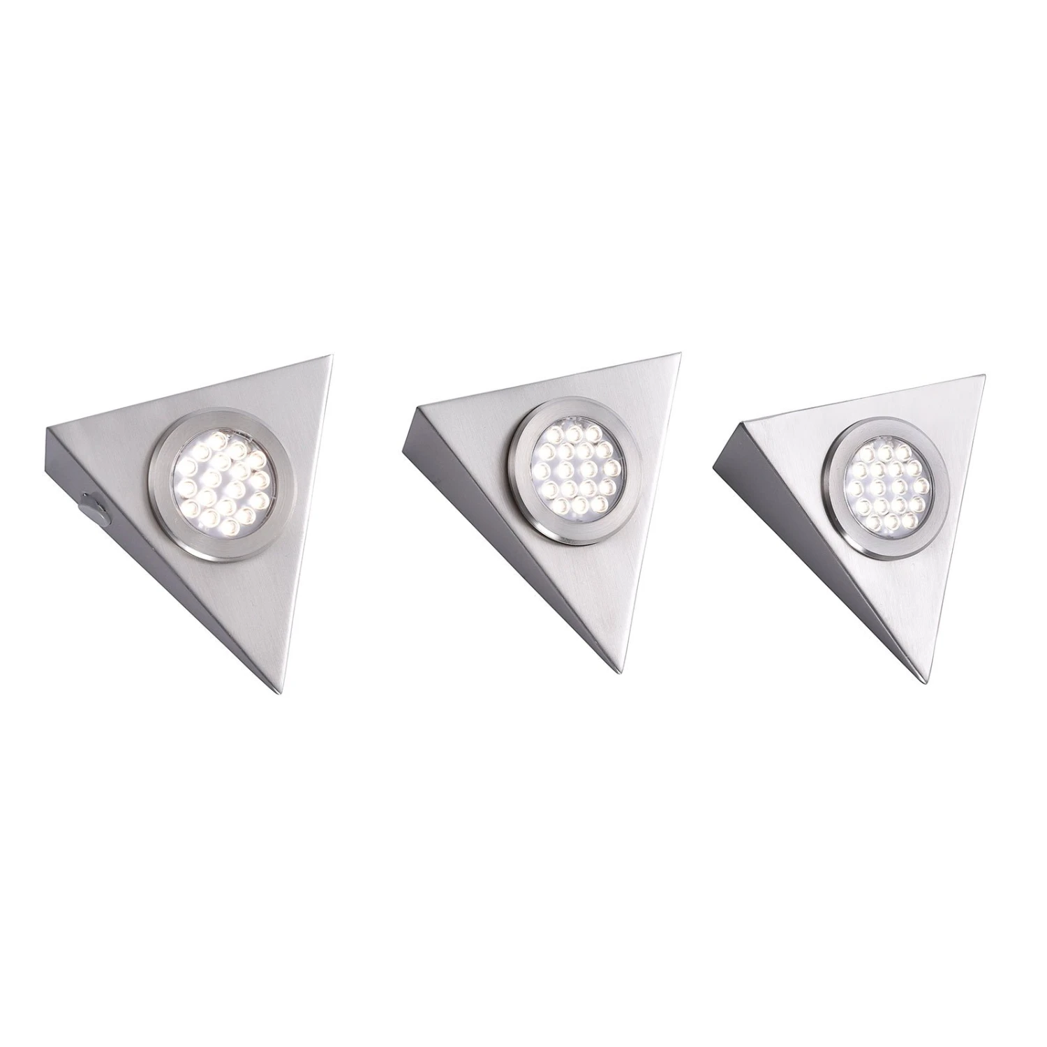 LED-Unterbauleuchte Helena Dreieck 3er-Set 3.000K 5 LED-Unterbauleuchte Helena Dreieck 3er-Set 3.000K – Bild 3