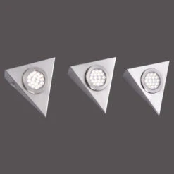 LED-Unterbauleuchte Helena Dreieck 3er-Set 3.000K 11 LED-Unterbauleuchte Helena Dreieck 3er-Set 3.000K -Innenleuchten Store 7610574 3