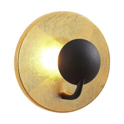 Lindby Lou LED-Wandleuchte In Schwarz-Gold 13 Lindby Lou LED-Wandleuchte In Schwarz-Gold -Innenleuchten Store 8032229 2