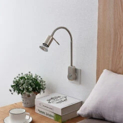 Lindby Ahoja Steckdosenleuchte, Flexarm, Schalter -Innenleuchten Store 8032243 4
