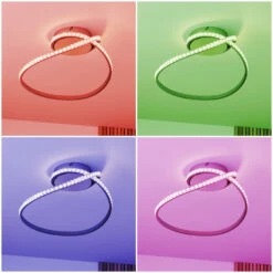 Lindby Criostal LED-Deckenleuchte Mit RGB-Wechsel -Innenleuchten Store 8032269 7
