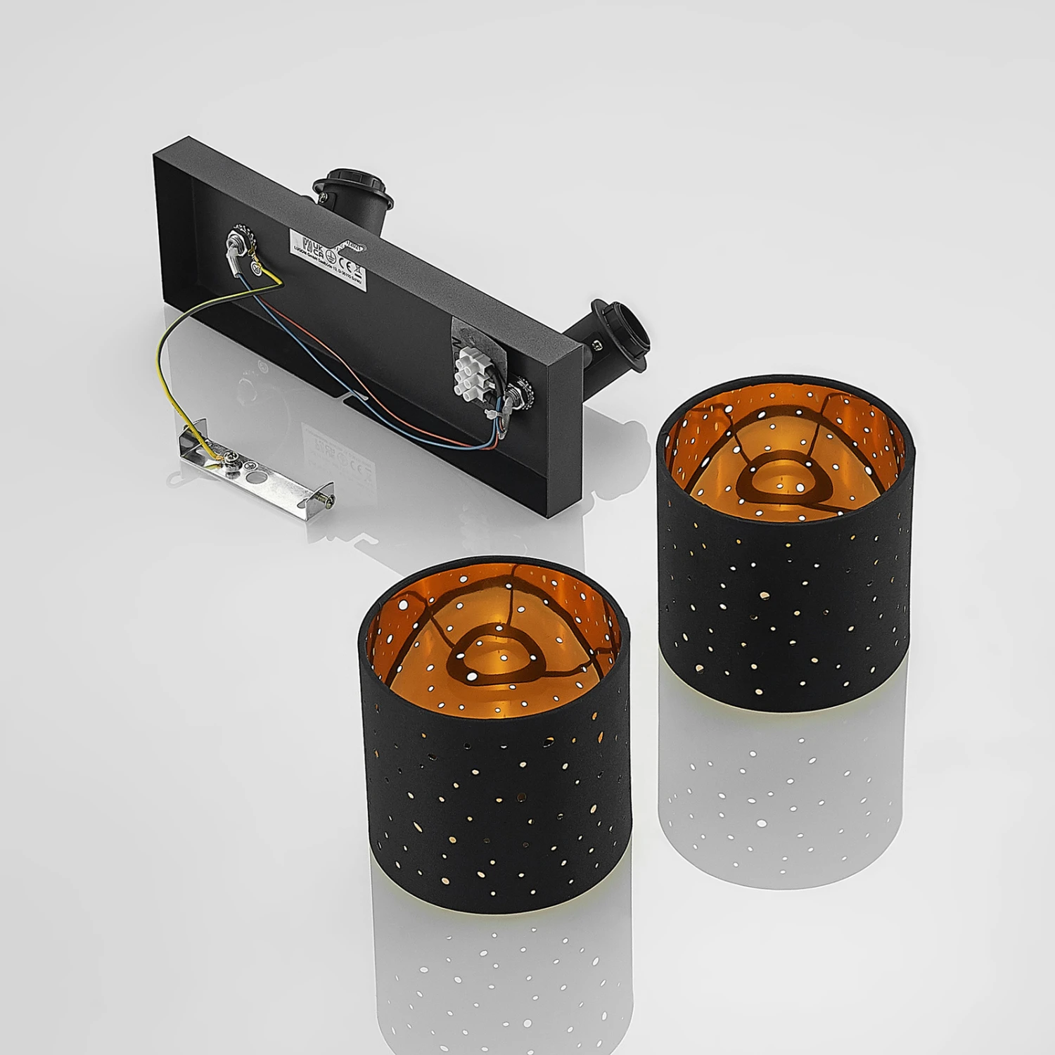 Lindby Darima Deckenstrahler, Zweiflammig, Schwarz 11 Lindby Darima Deckenstrahler, Zweiflammig, Schwarz – Bild 9