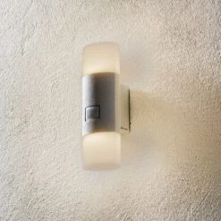 STEINEL L 910 S LED-Sensor-Außenwandleuchte Silber