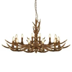 Kronleuchter Stag In Geweihform, Zwölfflammig 11 Kronleuchter Stag In Geweihform, Zwölfflammig -Innenleuchten Store 8570639 1