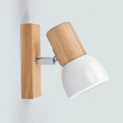 Svenda - Wandspot Aus Geöltem Eichenholz -Innenleuchten Store 8574252 3