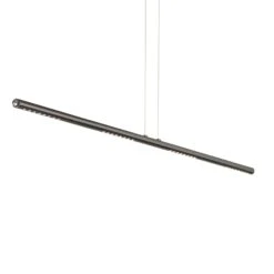 TECNOLUMEN LUM L Hängeleuchte, 135 Cm, Rauchchrom