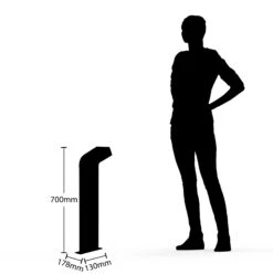 Arcchio LED-Pollerleuchte Vavara, Höhe 70 Cm -Innenleuchten Store 9613112 6