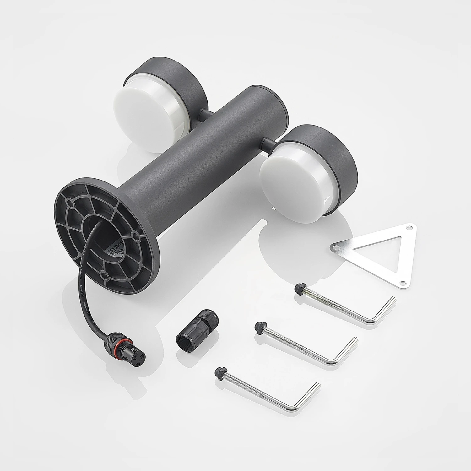 Lucande Marvella Sockelleuchte, Zweiflammig, 30 Cm 11 Lucande Marvella Sockelleuchte, Zweiflammig, 30 Cm – Bild 9