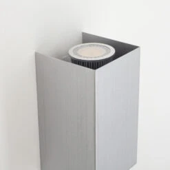 Eckige Metall-Wandleuchte Kabir, GU10-Fassung -Innenleuchten Store 9620104 5