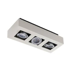 3-flammige Deckenlampe Vince In Weiß -Innenleuchten Store 9620458 2