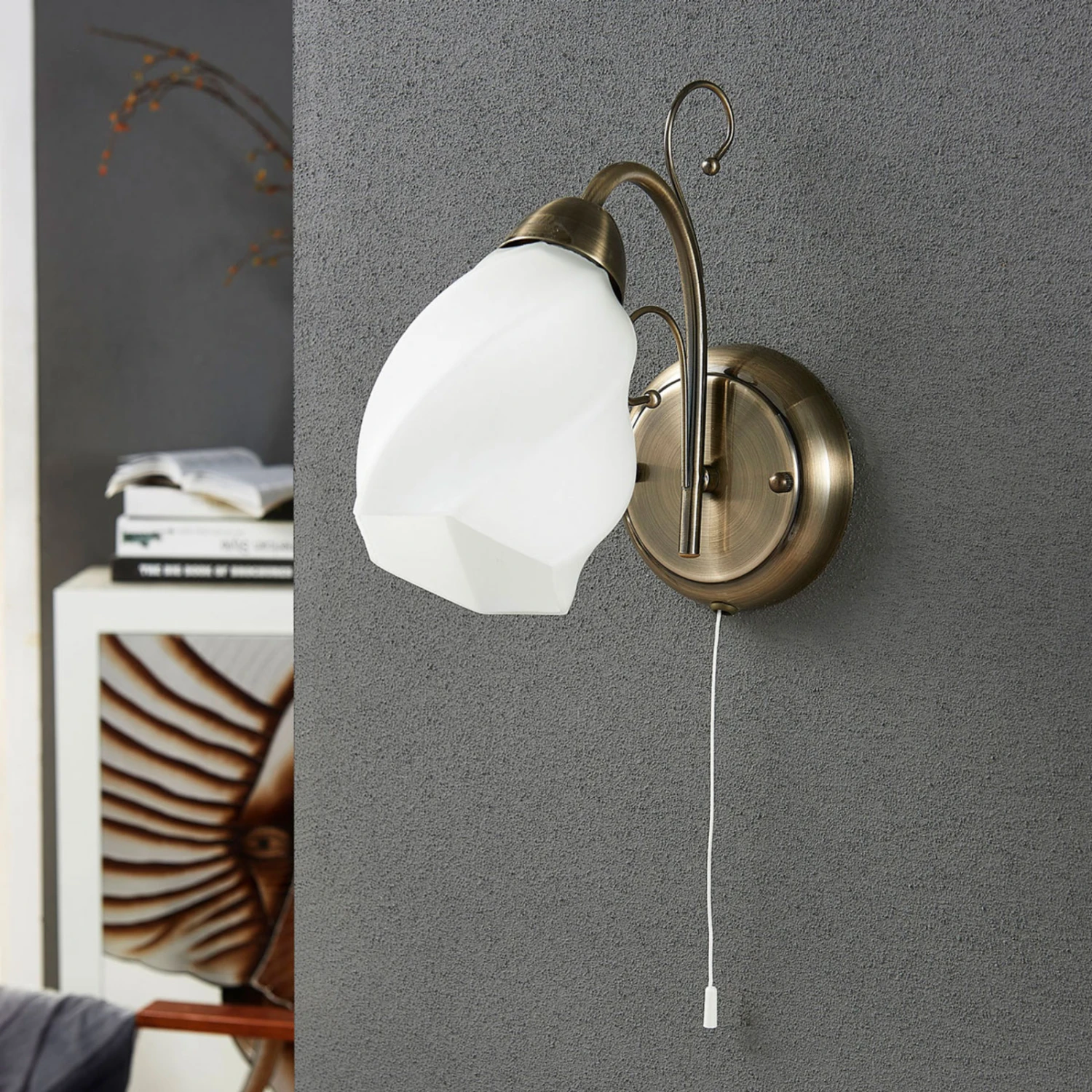 Romantisch Anmutende Wandlampe Amedea 5 Romantisch Anmutende Wandlampe Amedea – Bild 3