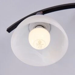 Dreiflammige Deckenlampe Della, Schwarz-gold -Innenleuchten Store 9620970 4