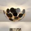 Schwarz-goldene Deckenlampe Kinan -Innenleuchten Store 9621167