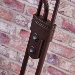 Lindby Felicia Deckenfluter Mit Leselampe, Rost -Innenleuchten Store 9621271 6