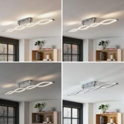 Lucande LED-Deckenlampe Roan, Wellenförmig -Innenleuchten Store 9624373 4