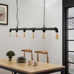 Balkenpendelleuchte Josip Im Industrie-Stil -Innenleuchten Store 9624398 2