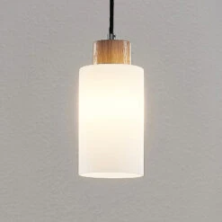 Lindby Nicus Holz-Hängelampe, Einflammig -Innenleuchten Store 9624580 5