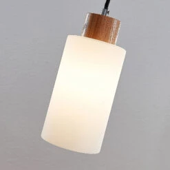 Lindby Nicus Holz-Hängelampe, Einflammig -Innenleuchten Store 9624580 6