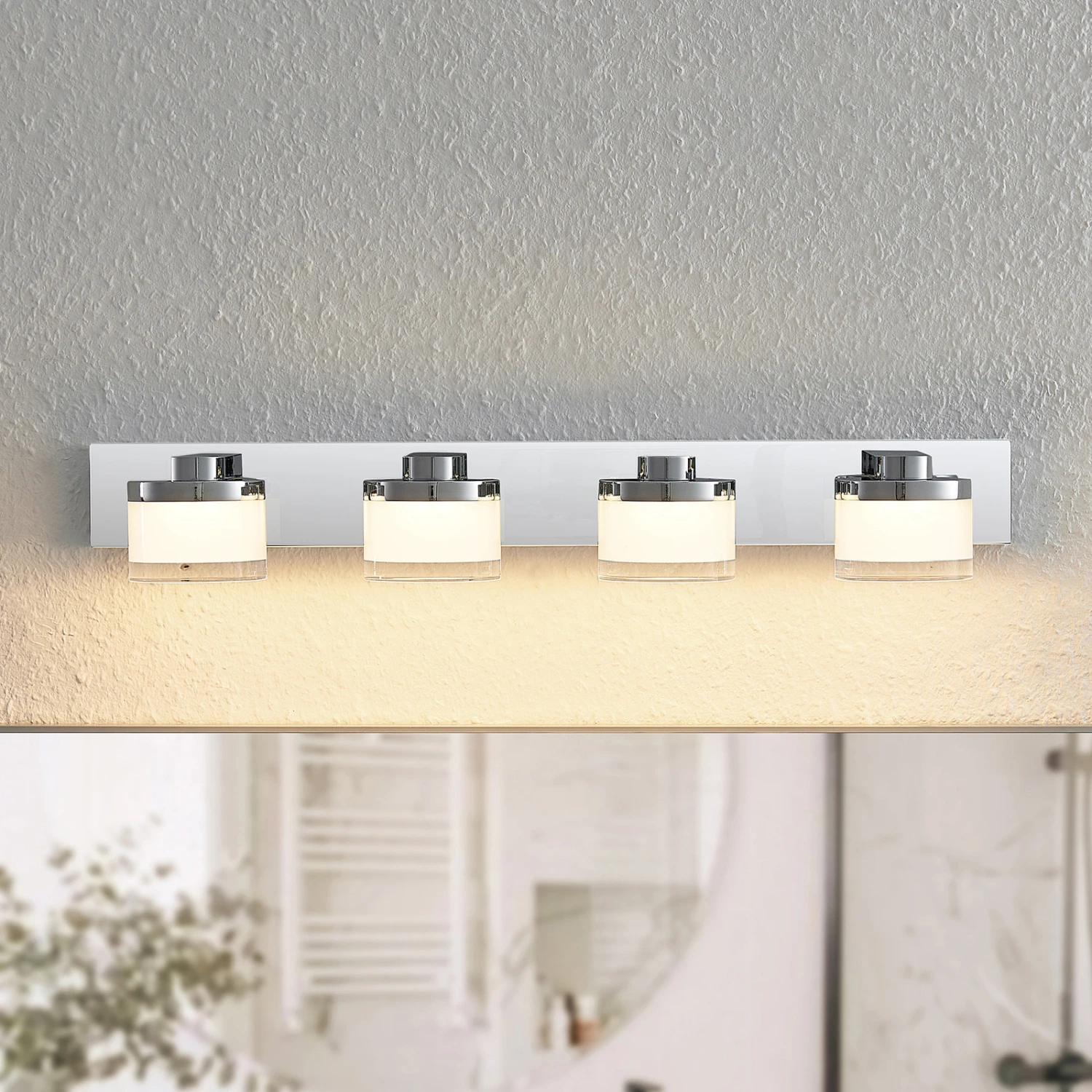 Arcchio Kejan LED-Wandlampe, IP44, 4-flammig 6 Arcchio Kejan LED-Wandlampe, IP44, 4-flammig – Bild 4