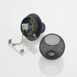 Lindby Zerda Spot, Gitterschirm, Einflammig -Innenleuchten Store 9627749 8