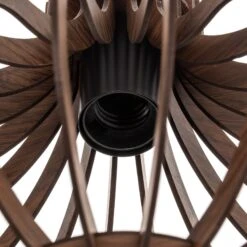 Lindby Lawenta Hängelampe Mit Holzschirmen -Innenleuchten Store 9627793 7