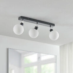 Lindby Zaniba Deckenleuchte, Schwarz, Lang -Innenleuchten Store 9628124 2