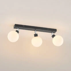 Lindby Zaniba Deckenleuchte, Schwarz, Lang -Innenleuchten Store 9628124 3