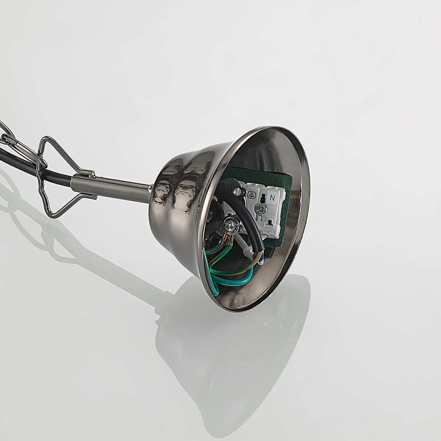 Lindby Spirou Kronleuchter Aus Acryl, Rauchgrau 11 Lindby Spirou Kronleuchter Aus Acryl, Rauchgrau – Bild 9