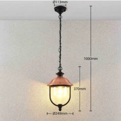 Lindby Clint Außenhängeleuchte 15 Lindby Clint Außenhängeleuchte -Innenleuchten Store 9630099 4