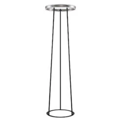 Lucande Seppe LED-Stehleuchte, Ø 50 Cm, Nickel -Innenleuchten Store 9639571 2