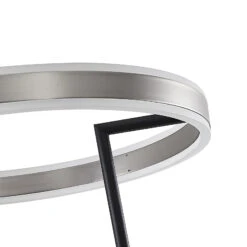 Lucande Seppe LED-Stehleuchte, Ø 50 Cm, Nickel -Innenleuchten Store 9639571 6