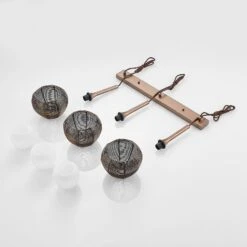 Lucande Tetira Hängelampe, 3-fl., Lang, Braun -Innenleuchten Store 9920008 7