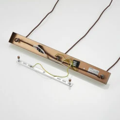 Lucande Tetira Hängelampe, 3-fl., Lang, Braun -Innenleuchten Store 9920008 8