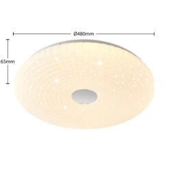 Lindby Laubini LED-Deckenleuchte, RGBW Smart 48 Cm -Innenleuchten Store 9930018 6