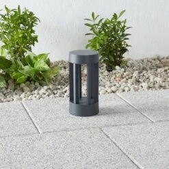 LED-Sockelleuchte Jordis In Dunkelgrau -Innenleuchten Store 9932013 2