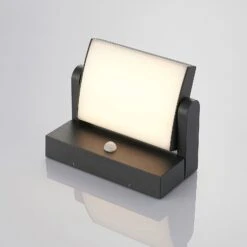 LED-Außenwandleuchte Sherin, Drehbar Mit Sensor -Innenleuchten Store 9932021 8