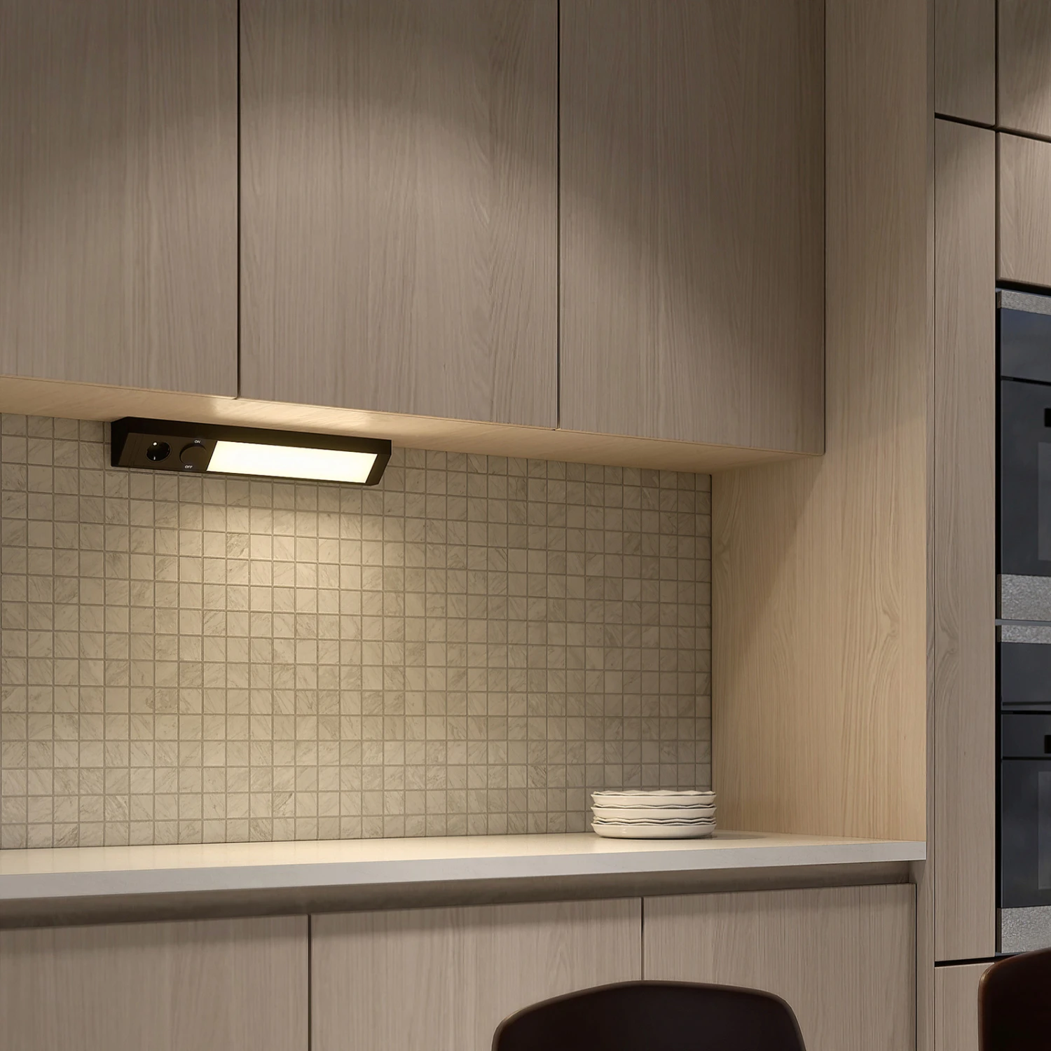 Arcchio Mitari LED-Unterbauleuchte, Schwarz 4 Arcchio Mitari LED-Unterbauleuchte, Schwarz – Bild 2