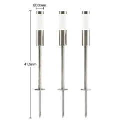 Prios Edinai LED-Außenstrahler, Erdspieß, 3er-Set 15 Prios Edinai LED-Außenstrahler, Erdspieß, 3er-Set -Innenleuchten Store 9934109 4