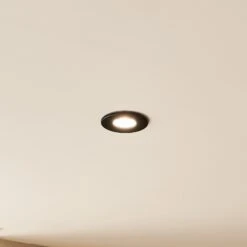 Arcchio Elmon LED-Einbauleuchte, IP65, Schwarz