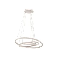 Arcchio Albiona LED-Hängeleuchte, Weiß, 3 Ringe -Innenleuchten Store 9939064 3