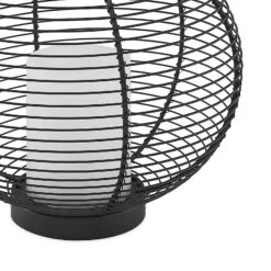 Lindby Mairuna LED-Solar-Laterne, Schwarz, 22,7 Cm -Innenleuchten Store 9945543 6