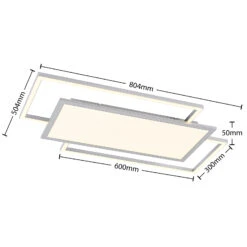 Lucande Ciaran LED-Deckenlampe, Rechtecke, CCT -Innenleuchten Store 9956095 5